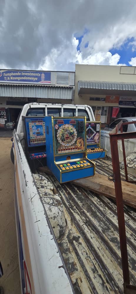 Confistication of illegal Gaming Devices in Nyanga town
